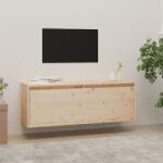 vidaXL Dulap de perete, 100x30x35 cm, lemn masiv de pin (813465) Raft