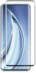  Temp-glass631273888 OnePlus 10 Pro teljes lefedettséget biztosító karcálló, ütésálló kijelzővédő üvegfólia fekete kerettel, tempered glass, törlőkendővel (Temp-glass631273888)