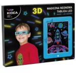 kidea Neon rajztábla 3D szemüveggel (MNT3DLKAN)