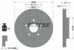 TEXTAR Disc frana TEXTAR PRO 92146603 (92146603)