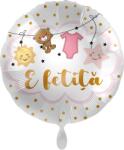 Premioloon Balon din folie cerc roz - E fetiță