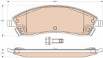 TRW set placute frana, frana disc TRW GDB4451 (GDB4451)