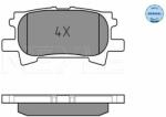 MEYLE set placute frana, frana disc MEYLE -ORIGINAL: True to OE. 025 239 6715 (025 239 6715)