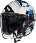 MT Helmets Casca pentru scuter MT AVENUE SIDEWAY GLOSS REARL BLUE