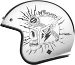 MT Helmets Casca pentru scuter MT LE MANS 2 DILER GLOSS PEARL WHITE