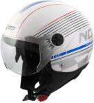 A-PRO Cască pentru scuter A-PRO FIFTY GRAPHIC WHITE/BLUE/RED