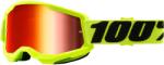  Ochelari motocross 100% STRATA2 YELLOW-MIRROR RED
