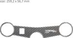 ONEDESIGN Protector de trepied PPSS16P/PR3199 SUZUKI GSXR 600 2000-2003an