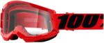  Ochelari motocross 100% STRATA2 RED-CLEAR