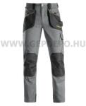 Kapriol Slick munkavédelmi nadrág, szürke/fekete - XL (36663K)