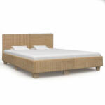 vidaXL Cadru de pat împletit manual, 180 x 200 cm, ratan natural (283090)