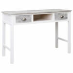 vidaXL Birou de scris, gri, 110 x 45 x 76 cm, lemn (284153) - izocor