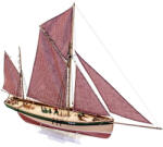 Vanguard Models Kit Vanguard Models Erycina 1882 1: 64 (KR-25318)