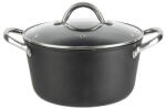 Royalty Line Oala aluminiu forjat Bohmann, 20 cm, 2.6 l, interior marmorat, capac inclus (BH742120)