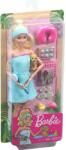 Mattel Papusa Barbie GKH73 - Wellness Spa cu Catel (GKH73) Papusa Barbie