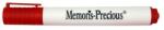 Memoris-Precious Marker pentru tabla Memoris-Precious, varf tesit, 2-5 mm, rosu (BV990012)