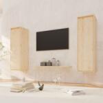 vidaXL Dulapuri de perete, 2 buc. , 30x30x100 cm, lemn masiv de pin (813506) Raft
