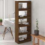 vidaXL Bibliotecă/Separator cameră maro miere 60x30x167, 5 cm lemn pin (808176) Biblioteca