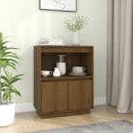 vidaXL Servantă, maro miere, 60x34x75 cm, lemn masiv de pin (813523) Comoda