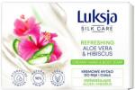 Luksja Săpun-cremă cu aloe vera și hibiscus - Luksja Silk Care Refreshing Aloe Vera & Hibiscus Creamy Hand & Body Soap 100 g