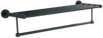SAPHO Samba falra szerelhető törölközőtartó polc 62, 5 cm, fekete SB214 (SB214)