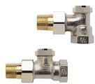 Honeywell V2420D0020 radiátor visszatérő csavarzat, egyenes, Verafix-E, 3/4", kvs=1, 8 (V2420D0020)