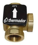 Thermador International T2661 háromjáratú keverőszelep 1 " fix. beállított 61C, BB, kvs=9 (T2661)