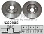 NIPPARTS Disc frana NIPPARTS N3304063 - automobilus