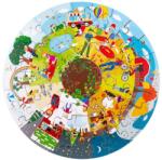 Bigjigs Toys Puzzle de podea 360° - Anotimpurile (33003) - bestmag Puzzle