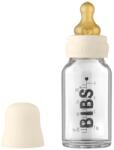 BIBS Baby Glass Bottle 110 ml biberon pentru sugari Ivory 110 ml