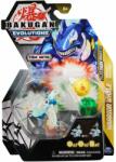 Spin Master Figurina metalica Bakugan Evolutions, Platinum Power Up S4, Warrior Whale, 20138079 Figurina