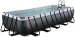 EXIT Toys Piscină cu filtrare Black Leather pool Exit Toys cadru de oțel 540*250*100 cm neagră de la 6 ani (ET30125320) Piscina