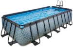 EXIT Toys Piscină cu filtrare pentru nisip Stone pool grey Exit Toys construcție metalică 540*250 cm gri de la 6 ani (ET30275300) Piscina