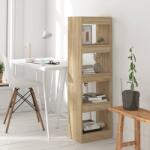 vidaXL Bibliotecă/Separator cameră, stejar sonoma, 40x30x135 cm (811622) Biblioteca