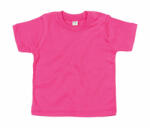 BabyBugz Bébi rövid ujjú póló BabyBugz Baby T-Shirt 0-3, Fuchsia Organic