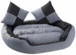 Petstuff PETSTUFF® Kutyafekhely szürke/fekete 110 x 80 x 23 cm (30070073)