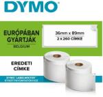 DYMO 99012 Eco 89x36mm címetikett gazdaságos fehér 260db / tekercs