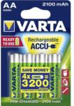 VARTA Varta Rechargeable Accu AA 2100 mAh tölthető elem - 4db