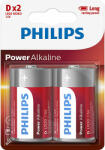 Philips Power Alkaline LR20/D elem - 2db