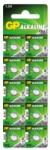 GP Batteries Alkaline LR41 1, 5V elem - 10db