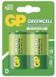 GP Batteries Greencell R20/D elem - 2db