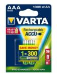 VARTA Varta Rechargeable Accu AAA 1000 mAh tölthető elem - 4db