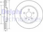 DELPHI Disc frana DELPHI BG4643C (BG4643C) - automobilus