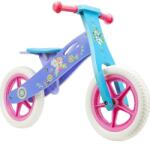 Pegas Bicicleta fara pedale din lemn Seven-Frozen, Mov/Albastru