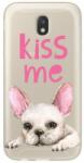 Lemontti Protectie Spate Lemontti Art Pug Kiss LMSAJ330M28 pentru Samsung Galaxy J3 2017 (Multicolor) (LMSAJ330M28)