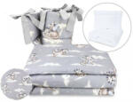  Baby Shop 5 részes babaágynemű - szürke sárkány - babyshopkaposvar