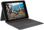 Logitech Husa/Stand Rugged Folio pentru IPad 10.2inch, Layout UK, Black (920-009319)