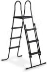 EXIT Toys Medence létra pool ladder Exit Toys 108-122 cm magas kerethez fémváz csúszásmentes fekete (ET30934800)