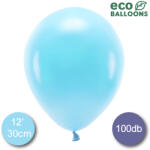 PartyDeco ECO lufi, latex, 30cm 100 db, pasztel világoskék