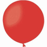 Balloons4party Balon latex jumbo rosu 90 cm - articole-petreceri - 14,99 RON